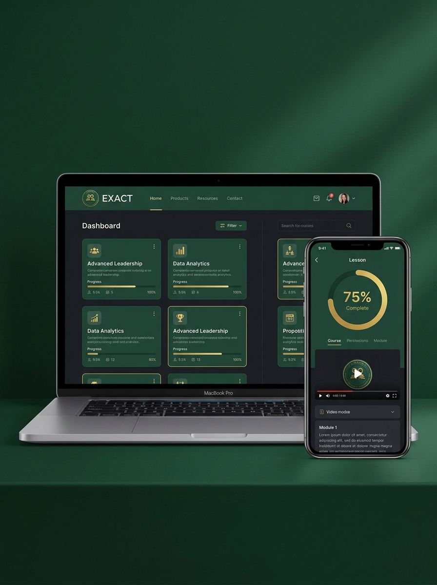 Plataforma de ensino IEMSINO em laptop e celular